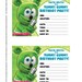 Gummibär Printable Birthday Invitations the Gummy Bear Character - Etsy
