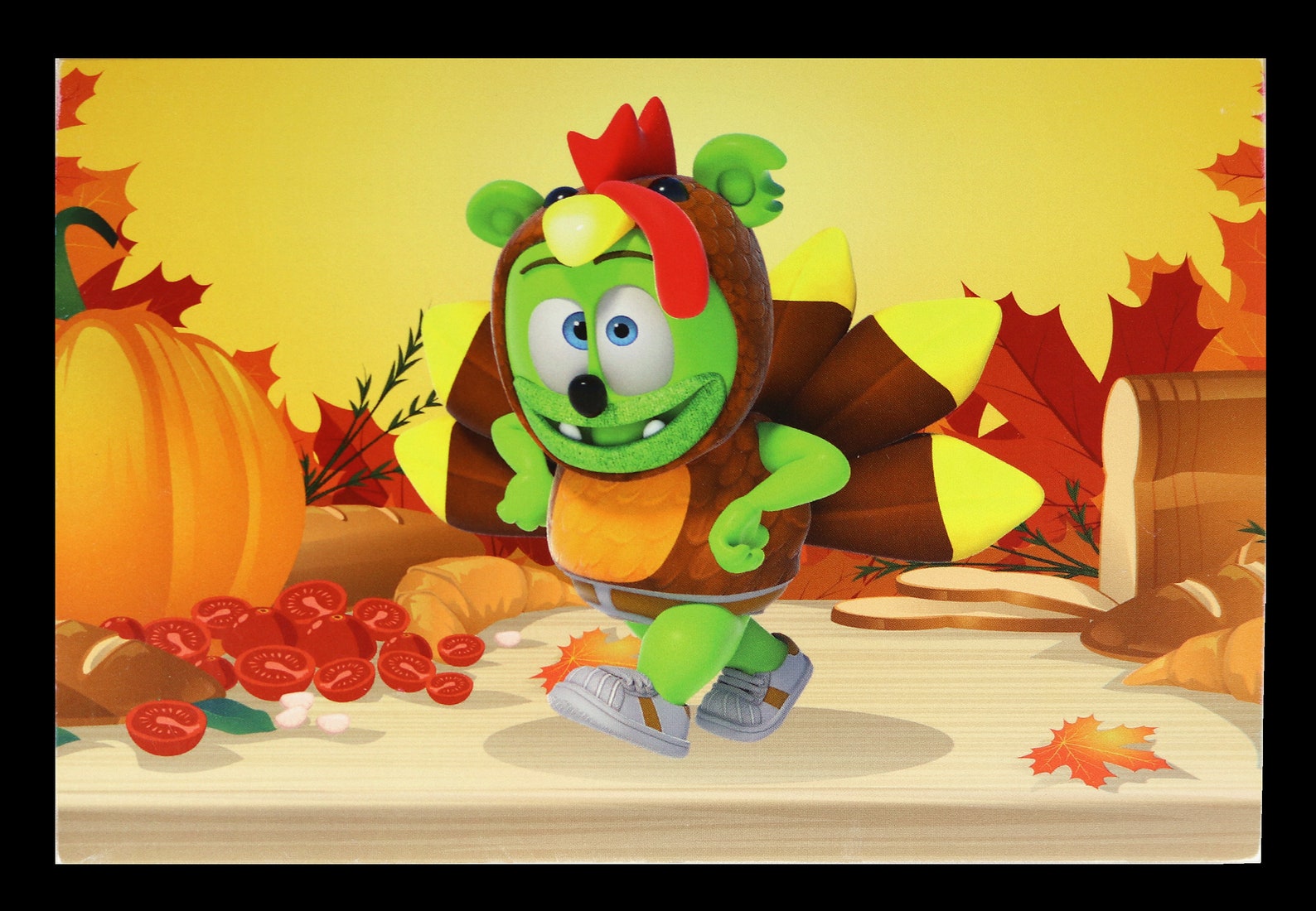 Gummibär The Gummy Bear Thanksgiving Greeting Card Etsy