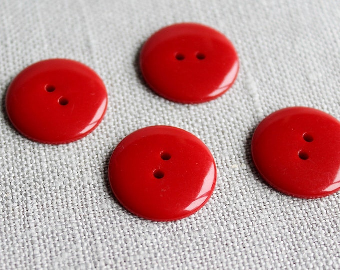 Vintage Red Buttons - Etsy
