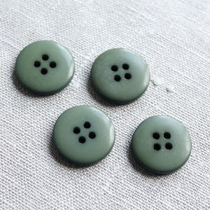 Vintage Green Buttons, 4 pcs