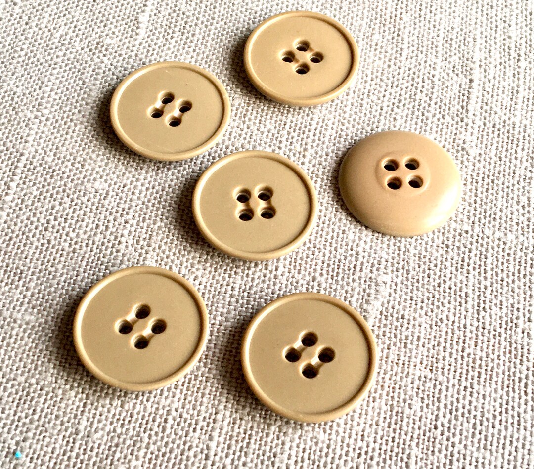 Vintage Beige Buttons - Etsy