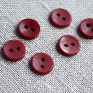 Vintage Dark Red Buttons
