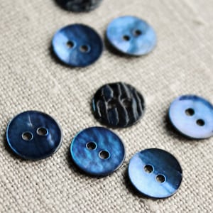 Blue Shell Buttons