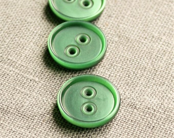 Vintage Green Buttons from the 50's