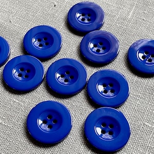 Dark Blue Buttons, 10 pcs