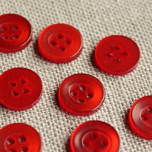 Vintage Red Buttons
