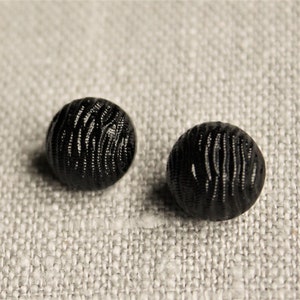 Vintage Small Black Buttons