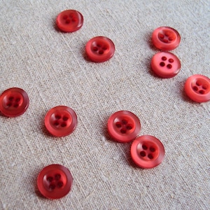 Vintage Red Buttons