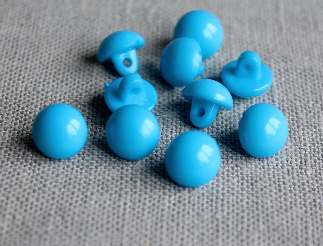 Blue Buttons - Etsy