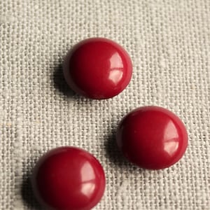 Vintage Dark Red Buttons