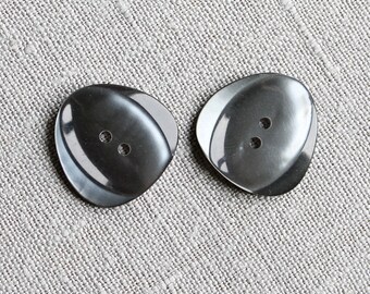 Vintage Dark Grey Triangle Buttons