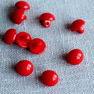 Red Shiny Buttons