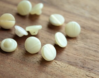 Vintage Pearly White Buttons from the 50's
