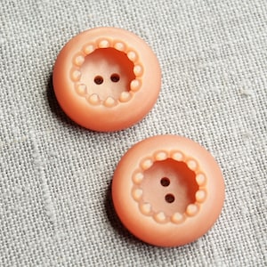 Vintage Apricot Buttons