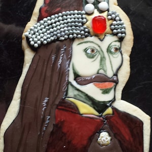 Vlad Dracula Cookies. Half Dozen 6. Great for Halloween image 1