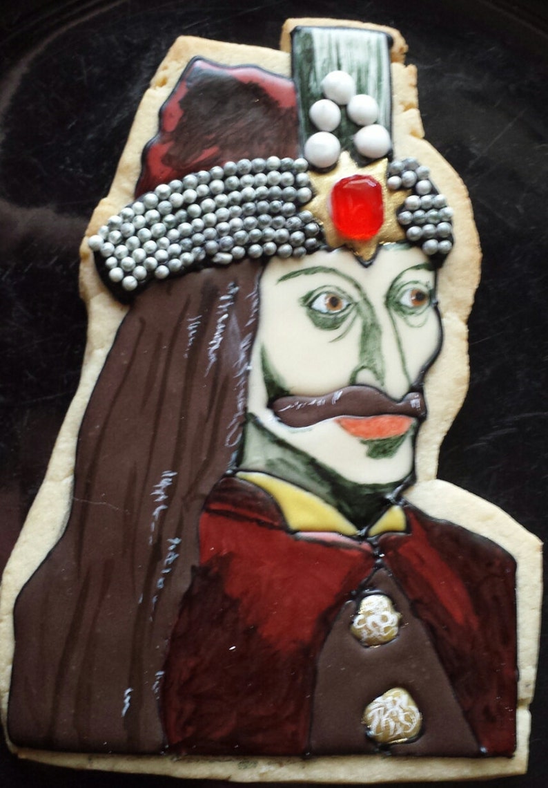 Vlad Dracula Cookies. Half Dozen 6. Great for Halloween image 1