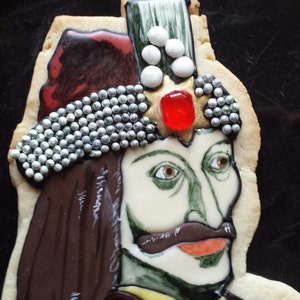 Vlad Dracula Cookies. Half Dozen 6. Great for Halloween image 2