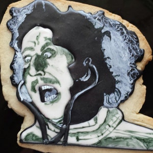 Young Frankenstein (Gene Wilder) Cookies. Half Dozen (6) Great For Halloween