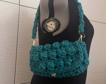 Crochet Summer Purse/Turquoise Purse/Handmade purse
