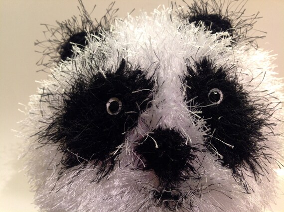 Adorable Furry Fuzzy Baby Panda Hat 5 