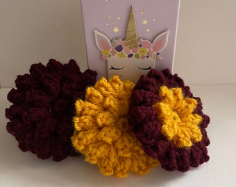 Multipurpose Flower shaped Scrubbies/Handmade/Crochet
