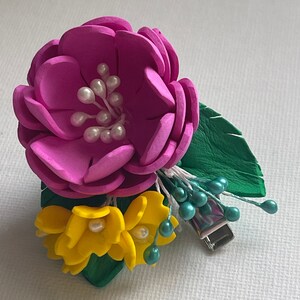 Flower hair clip/Hair Accessories/Hair Decorations for girls and women