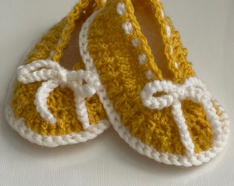 Baby Booties Hand Crochet