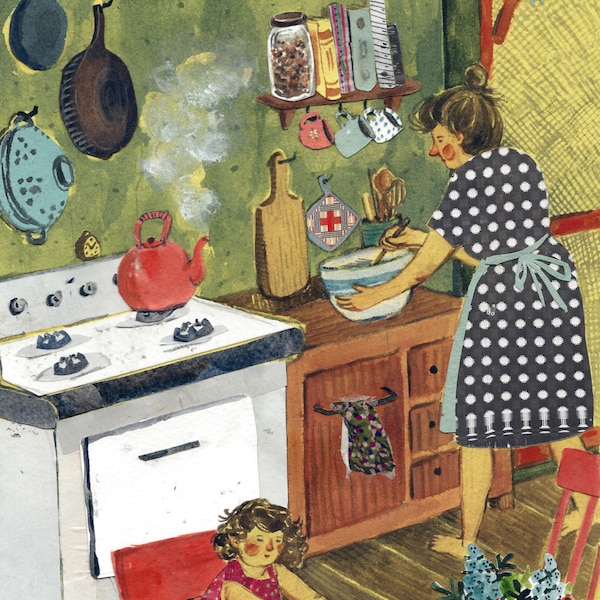 Afternoon in the Kitchen print