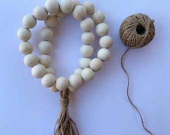 Natural Wood Prayer Beads - Masbaha