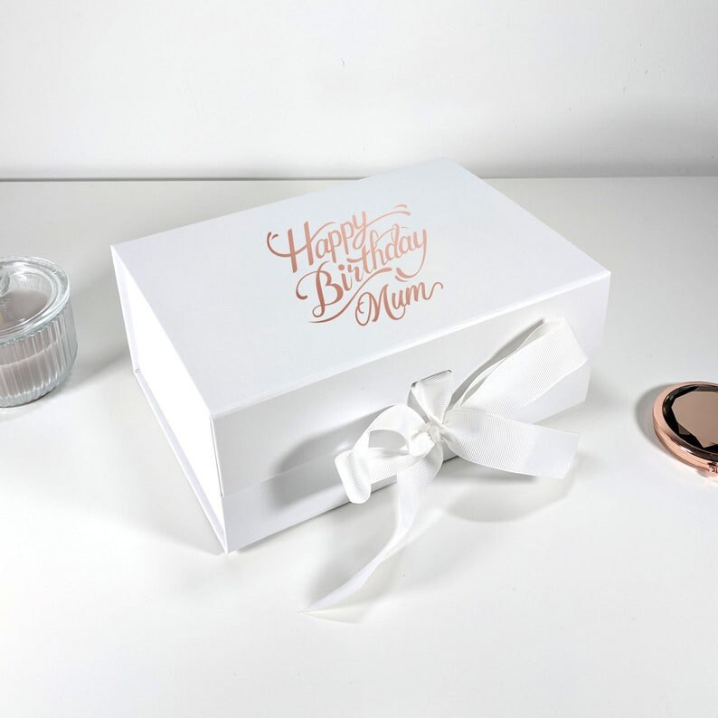 Medium Personalized Empty Gift Box Birthday Gift Box Etsy