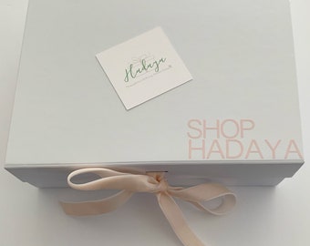 Medium Personalized Empty Gift Box, Birthday Gift Box, Bridesmaid/Groomsmen Proposal Gift,Thank You Gift Box, Bridesmaid Gift Box