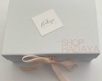 Medium personalisierte leere Geschenk-Box, Geburtstag-Geschenk-Box, Brautjungfer/Groomsmen Vorschlag Geschenk, Danke Geschenk-Box, Brautjungfer Geschenk-Box