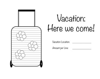 Urlaubsersparnis-Tracker: Druckbares Reiseziel-Chart (PDF)