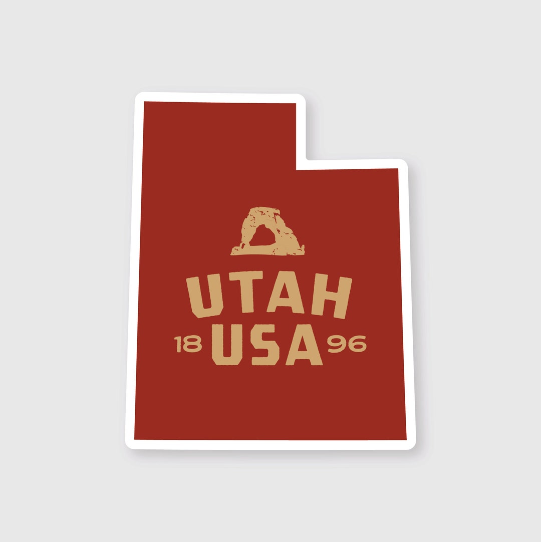 Uintah Sticker Utah Simple Sticker - Etsy