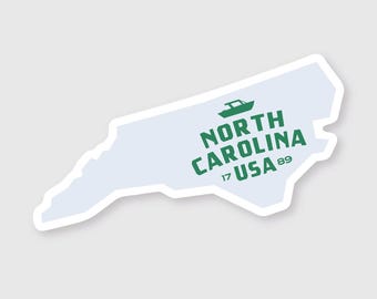 North Carolina Simple Sticker