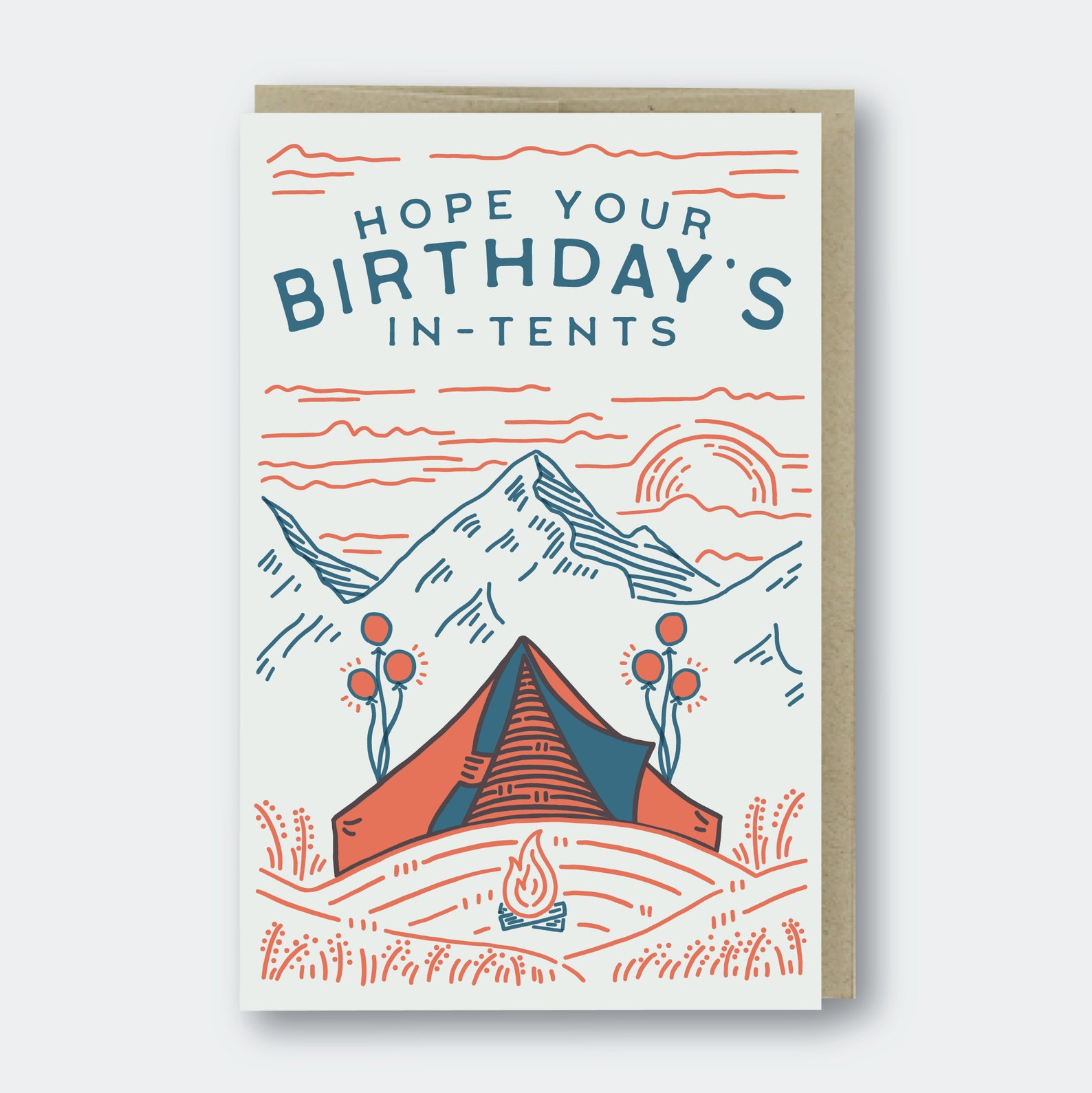 Intents Birthday Letterpress Greeting Card Etsy