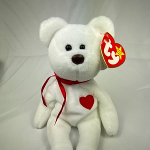 RARE, Pristine condition, Beanie Baby VALENTINO with Errors