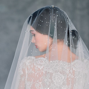 Bridal veils with crystals cheap