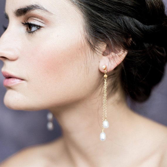 PAIO DI ORECCHINI PENDENTI IN ORO BIANCO, PERLE AUSTRALIANE E DIAMANTI... | Itineris Casa D'Aste - Foto 6