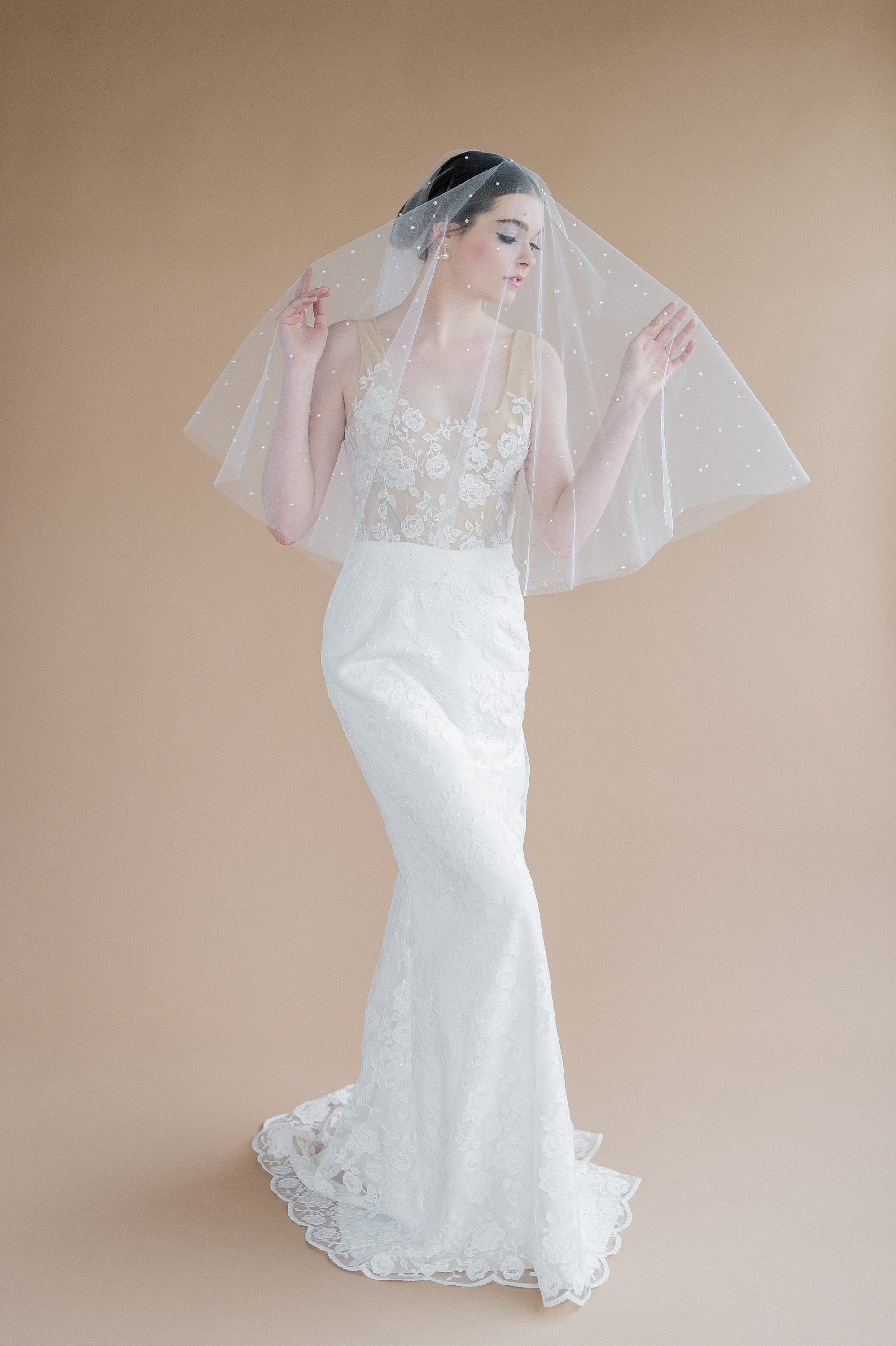 Voluminous Ivory Veil