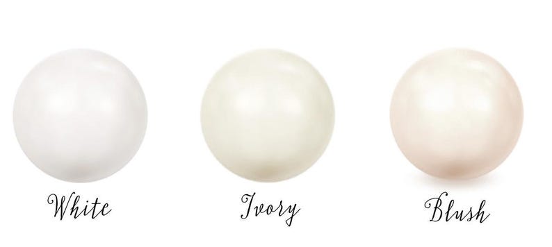 Double Strand Freshwater Pearl Pendant Wedding Necklace: Pearl Bridal Jewelry - RITA image 7