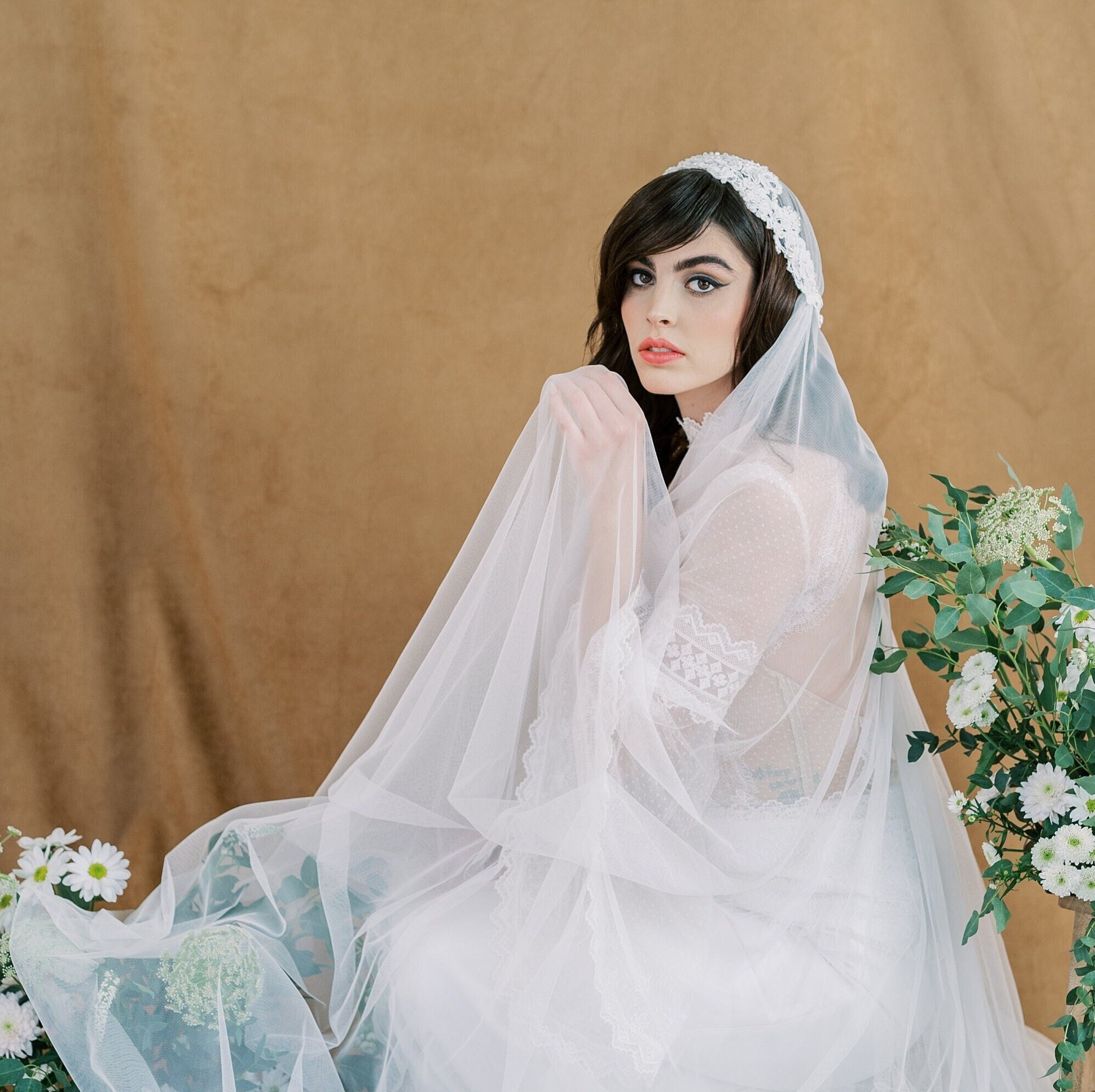 Art Nouveau Veil - Etsy