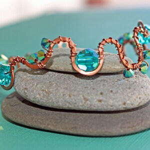 Bangle-Wire Wrap Bangle-Swarovski Bangle