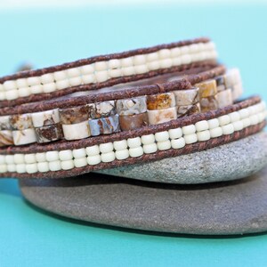 Wrap Bracelet-Gemstone Wrap Bracelet-Multi Wrap Bracelet-Boho Bracelet