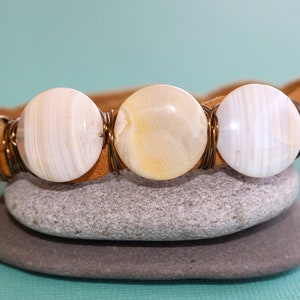 Botswana Bracelet-Leather Bracelet-Braided Leather Bracelet-Hippie Bracelet