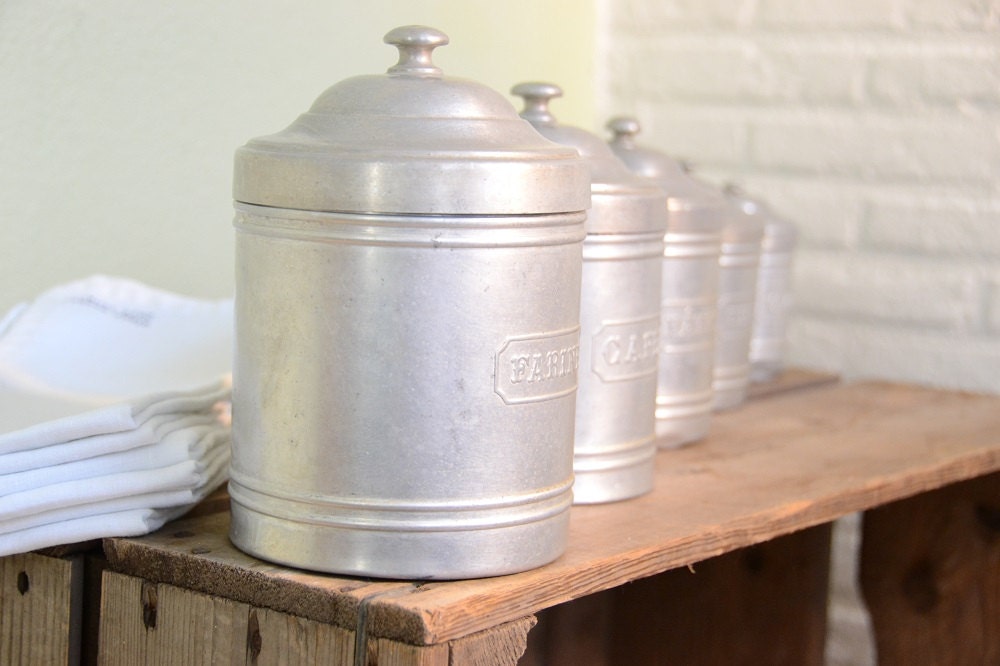 French Kitchen Canisters Set Of 5 French Provincial French Kitchen Canisters Set Of 5 French Provincial