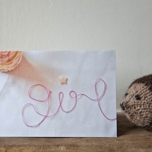 Baby Girl Card