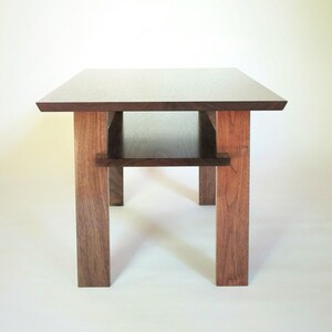 Narrow Walnut Coffee Table: for Living Room Furniture Small Wooden Coffee Table image 2