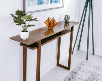 Customizable Narrow Console Table - Modern Hallway Table / Entry Wall Table - Classic Style with Luxury Detail