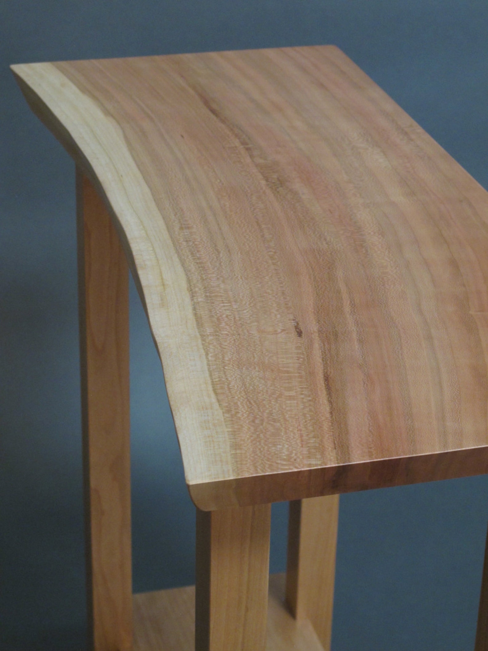 Narrow Live Edge Side Table Small Accent Table Narrow Etsy